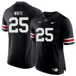 Men's Ohio State Buckeyes #25 Brendon White Black Nike NCAA College Football Jersey Season ILH5544FN